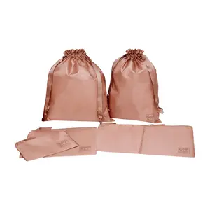 Packing Bags Set – Recycled Nylon – 5-pack – Pink/Blush