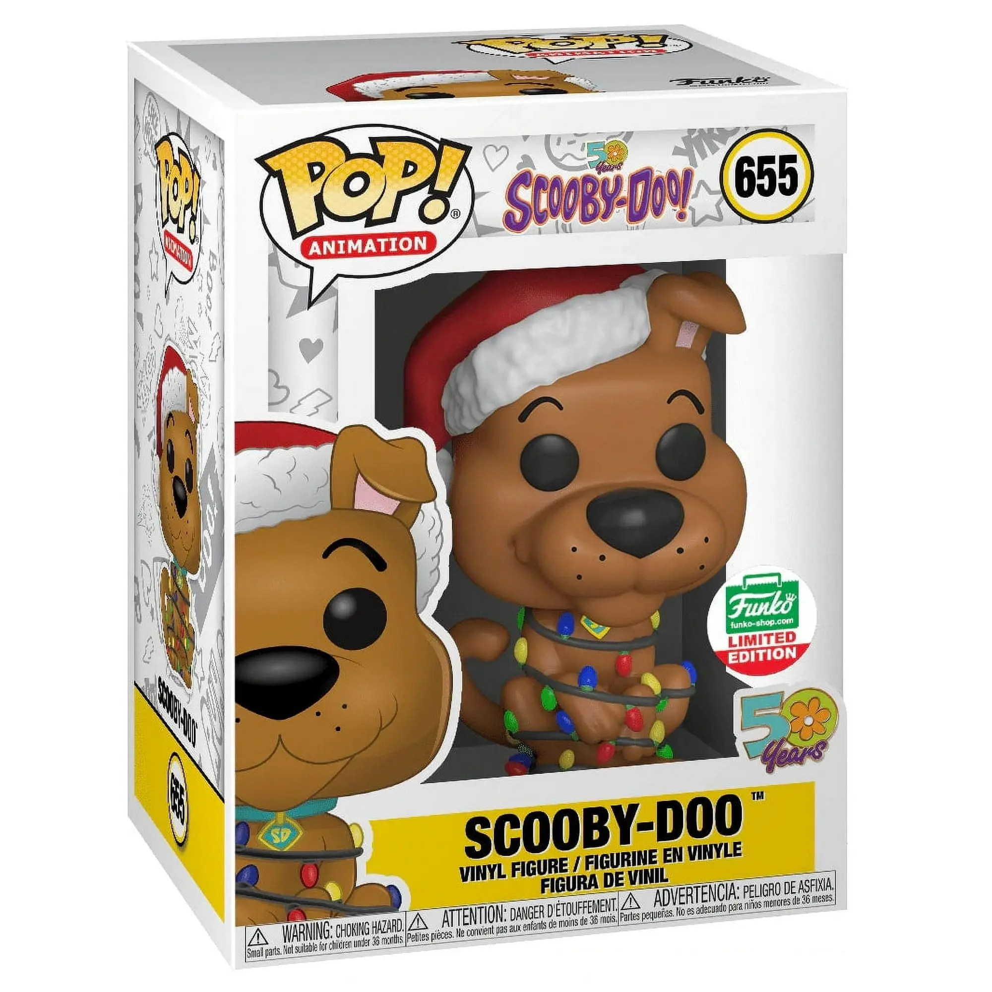 Funko Pop! Scooby-Doo! - Scooby-Doo (Christmas) #655 Exclusive Collectible Pop Vinyl Figure