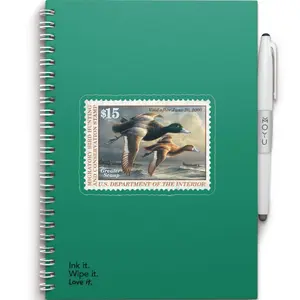 Vintage Duck Hunting Stamp Sticker – Greater Scaup Bird Conservation Decal for Outdoorsmen