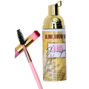 Eyelash Shampoo and Brush Set - Keep Your Lashes Healthy and Strong with Daily Use Cleansing Makeup