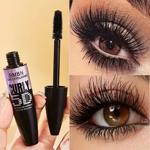 Waterproof 5D Volumizing & Lengthening Mascara, Voluminous mascara - Black lash growth serum suitable for all types of eyelashes, making them longer, curlier, clump-free, creates thick and long lashes, Long-lasting makeup