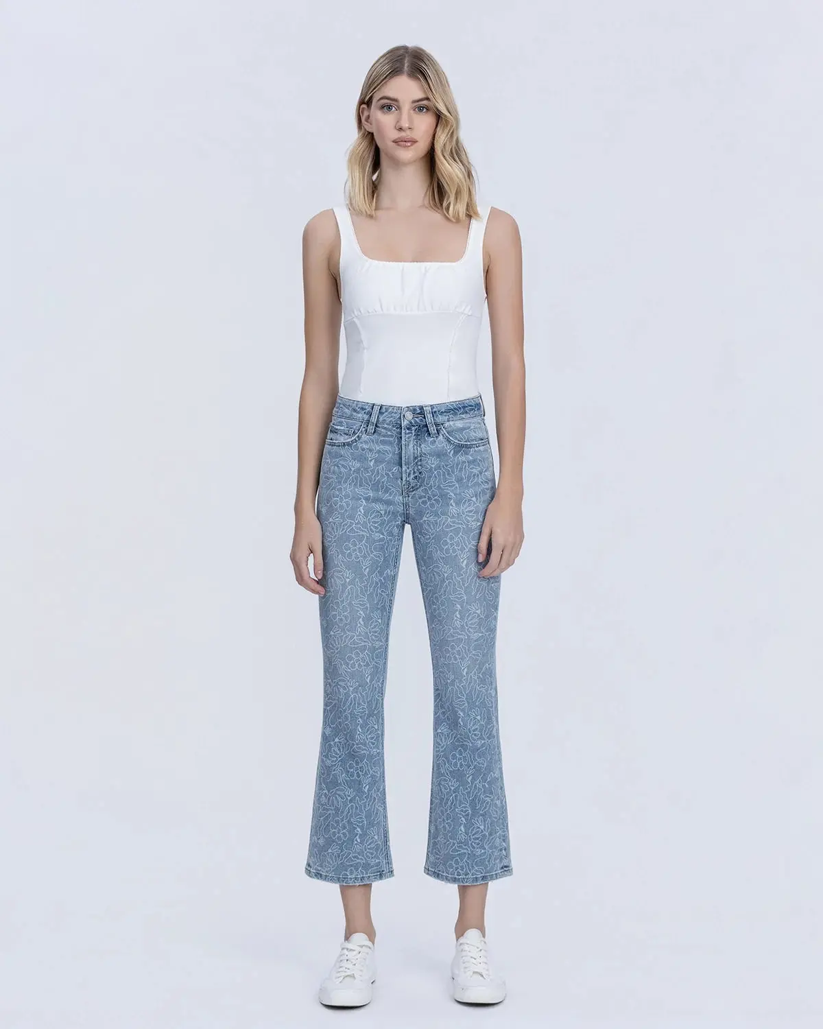 Mid Rise Cropped Flare