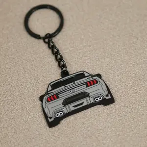 Mustang Molded Keychain – Premium Metal Keychain for Mustang Owners – Durable, Sleek Design – Perfect Fit for Mustang Keys