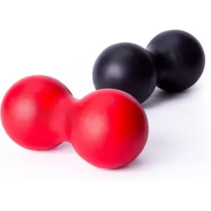 Peanut Massage Ball Roller, Double Lacrosse Ball, Acupoint Myofascial Release Muscle Knot Relaxer Mobility Trigger Point for Physical Therapy Self Deep Tissue Manual Massager Equipment Tool Set