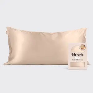 Satin King Pillowcase - Champagne