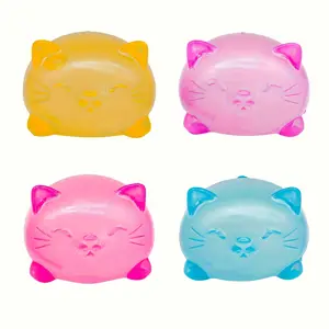 TABA Adorable Lying-Down Kitten Squeeze Toy, Soft Slow-rebound Stretchable Toy, Aesthetically Pleasing and Portable, an Ideal Choice for Birthday Parties and Holiday Gifts, Classroom Prizes, with a Mischievous Cat Design, Perfect for Gifts