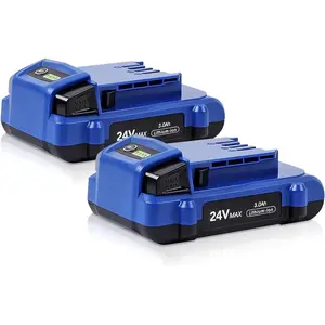2Pak  24V 3.0Ah Lithium-ion  for Kobalt 24V Max KB624-03 KB524-03 KB424-03 KB224-03 KB124-03 0673802 1051230 Lithium Ion ordless Tools BatteryNOT Fit Snow Joe &Sun Joe 24V Tools