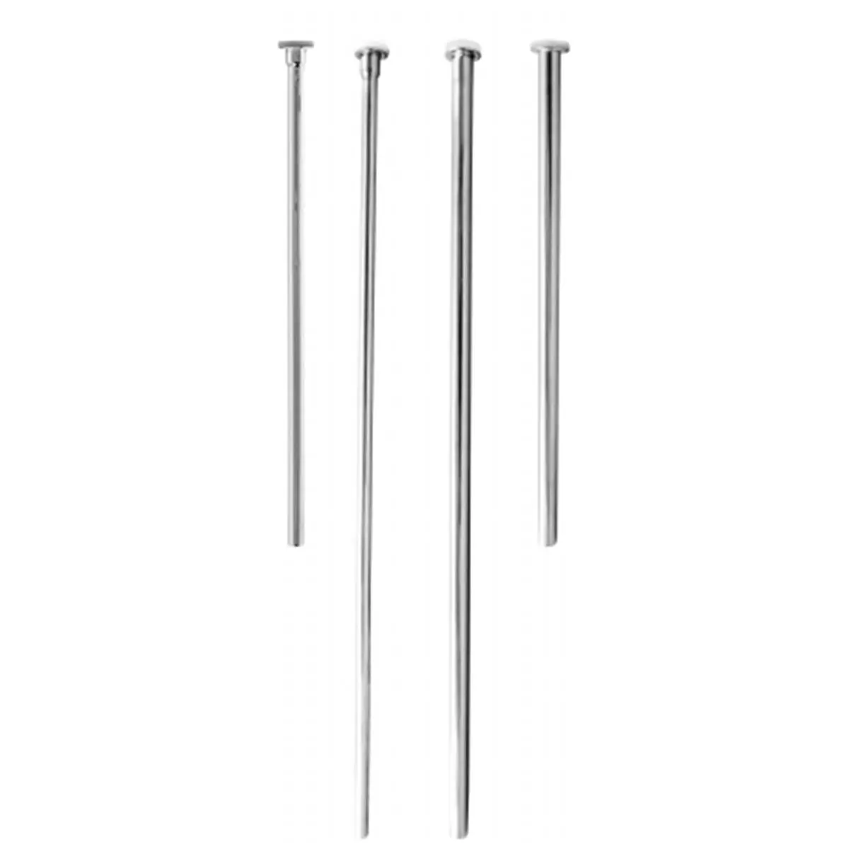 Westbrass Flat Head Toilet Supply Riser, 3/8" OD x 12" Annealed Brass, Easily Shaped, Fits Toilet Ballcock, Polished Finish, Fits Ballcock