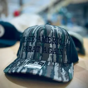 Dark MAGA CAMO Trucker Hat