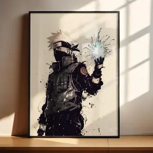 (Poster) Kakashi HatakeArt Printable Wall Art  Anime Wall Art Japanese Home Decor