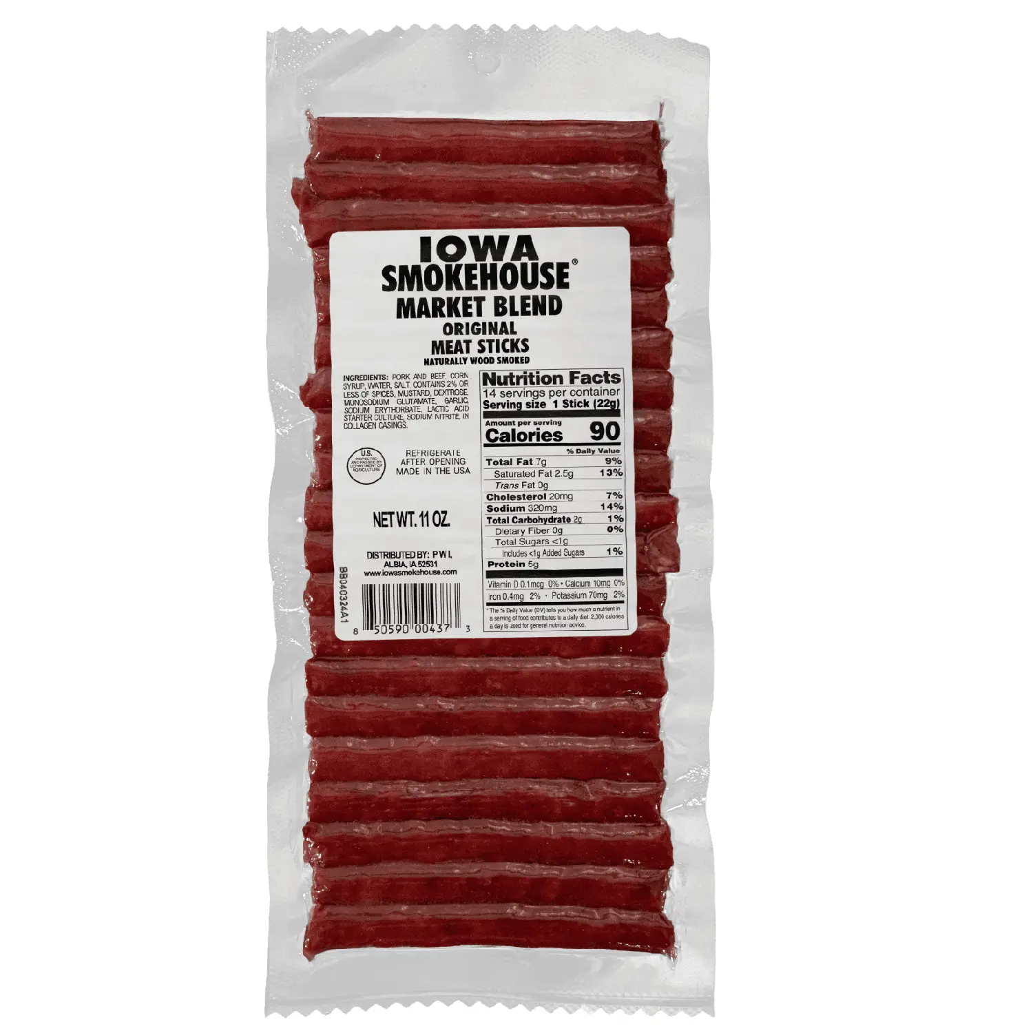 11 oz Market Blend Original Smoked Meat Sticks 11 oz Market Blend Original Smoked Meat Sticks