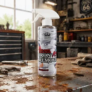 Multi-Function Fast-Acting Rust Remover - Fast-Acting Deep Cleaning Formula Removes Rust, Corrosion & Oxidation, Revives Dull Metal Surfaces with Restored Shine, Perfect for Cars, Tools, Machinery, Hardware & Industrial Equipment Care