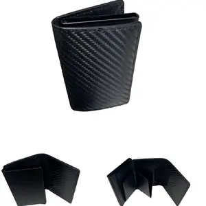 Carbon Fiber RFID Blocking Trifold Wallet