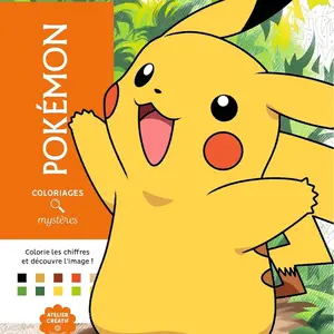 #6 - Color by Numbers Coloring Book for Children and Adults - pokeCover Soft Cover with Characters and Easy-to-Follow Coloring Pages number books cozy Adult