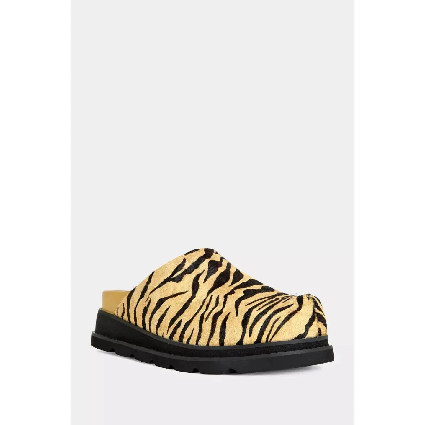 Azalea Wang Sarinda Calf Hair Flatform Mule