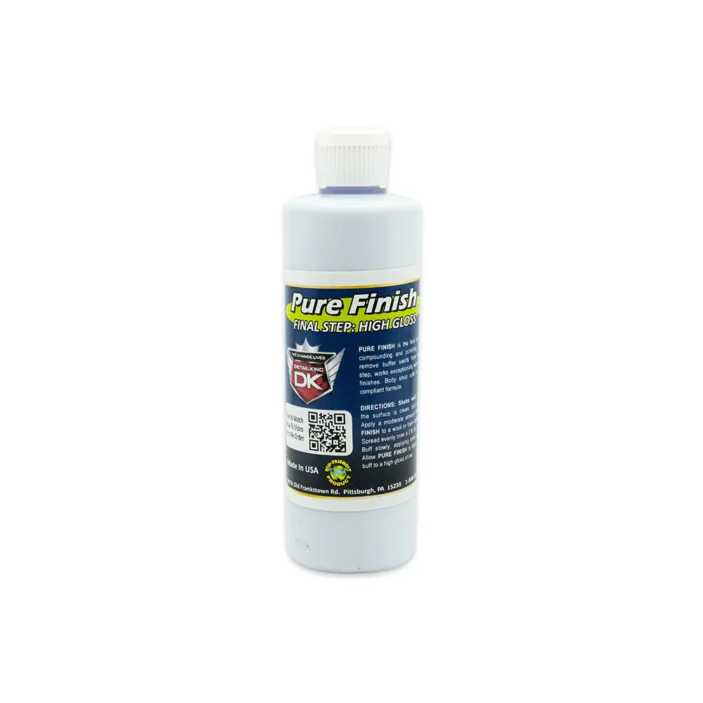 Pure Finish "Final Step" Liquid Car Paint Polish - Radiant Car Shine, Glossing Solution for Automotive Paint Care, Removes Buffer Swirls, Ensures Stunning Finish, High Gloss Shine