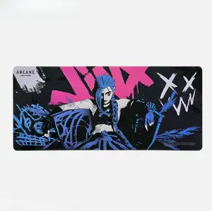 League of Legends Arcane Season2 Official Jinx Mouse Pad Large Table Mat
