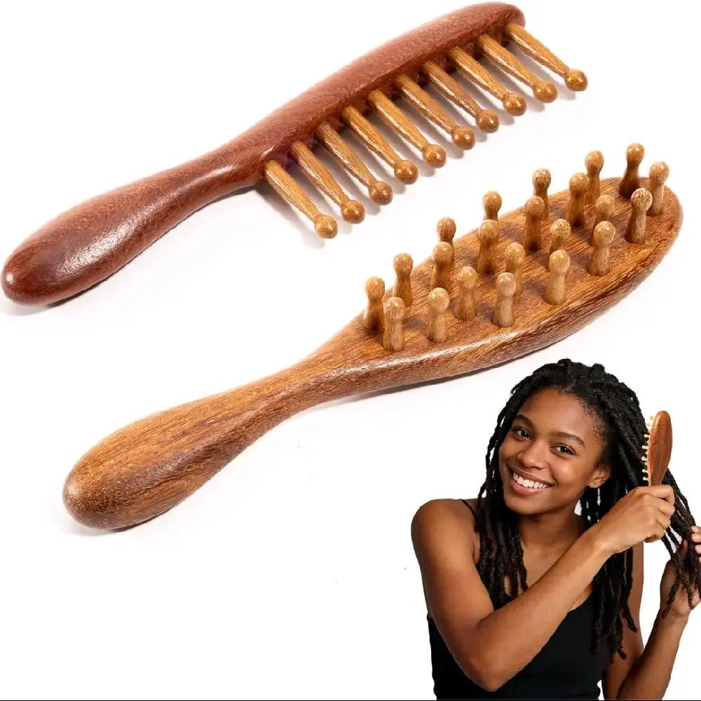 natural wooder wide tooth comb