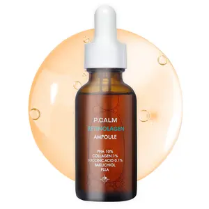 [P.CALM Official] Retinolagen Ampoule – Retinol & Vegan Hydrolyzed Collagen for Pore Tightening, Wrinkles, and Fine Line Care, Korean Glass Skin (30ml / 1.01 fl.oz)