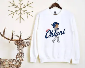 Shohei Ohtani Los Angeles Baseball Logo Unisex Short Sleeve SwearShirt Cotton Menswear