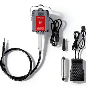 SR Hanging Flex Shaft Grinder  230W Rotary Tool 0-180,000 RPM | Stepless Speed Foot Pedal for Jewelry Carving, Polishing & Metal Craft (4mm Flex Shaft)