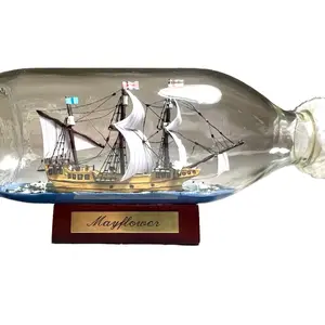 Mayflower ship in a bottle Decoration Decoration