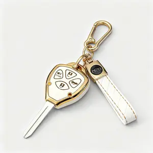 Key Fob Shell Case for Toyota Camry Corolla Venza Avalon 2007 2008 2009 2010 2011 2012 2013 Keyless Entry Remote Control 4 Button Key Cover