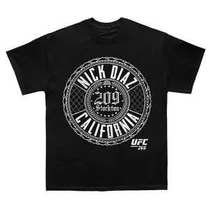 Nick Diaz Street Fighter Graphic T Shirt MMA Fan Tee HY1416