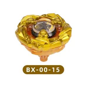 X Series BX Series BX-00-15 Griffin Fang Gyro Defense Type Armor Spinning Top Ultra-High Durability, Serrated Defense Blades, Metallic Gold Colorway, Cheetah Theme Design 4.8CM (1.88in) Children's Gift Collectible Toy