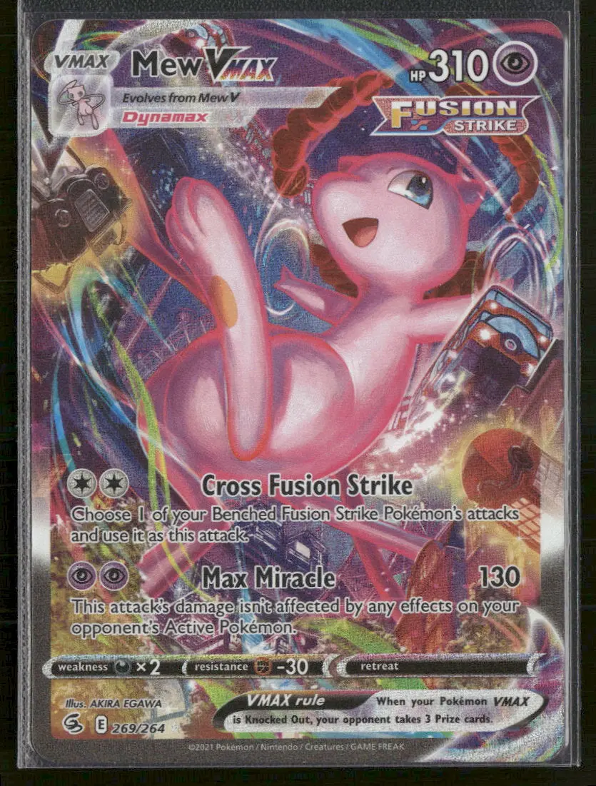 SWSH08: Fusion Strike Mew VMAX (Alternate Art Secret) #269/264