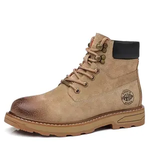 2026 Men's Shoes Daily  for Gentlemen Men's Stylish Ankle Chukka Boots - Waterproof, Lightweight & Non-Slip for Hiking, Motorcycle Riding & Casual Wear, Hiking Gear, VOSTEY