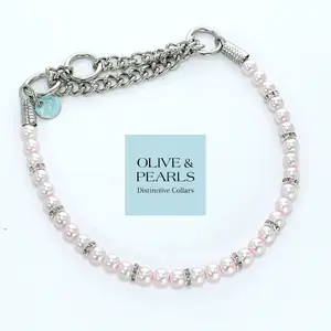 The "Bitsy" Pearl Dog Collar