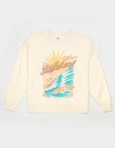 BILLABONG Echo Womens Oversized Crewneck Sweatshirt