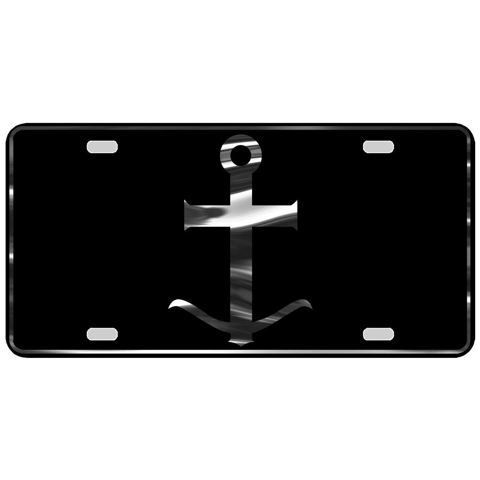 CustoMonsterDesigns Christian Cross Religious Heavy Duty Aluminum License Plate S50