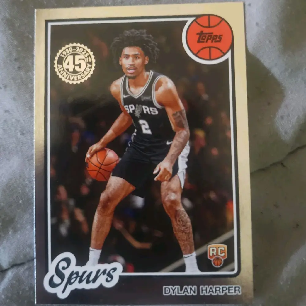 Topps NBA Flagship 45th Anniversary Dylan Harper Holo Trading Card