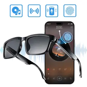Advanced Smart Sunglasses with Open Ear Audio, Hands-Free Calling, Bluetooth Sunglasses with UV Protection, Wireless Glasses for Music, Work & Adventure, Voice Control, Music Glasses, Multifunctional Audio Sunglasses
