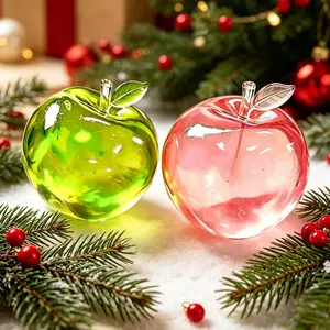2pc Ice Sand Green Apple Stress Relief Toy, Relieve Anxiety, Slow Rebound, Designed For Stress Relief, Party Gift, Festival Gift Creativity, Soft and Slowly Rising Stress Relief Toy - Cute Desktop Accessory for Office Workers