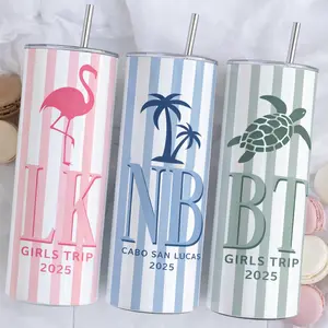 Custom Vacation Tumbler Personalized Family Vacation Tumblers Matching Beach Tumbler Spring Break Tumbler Girls Trip Tumbler Beach to Go Cup