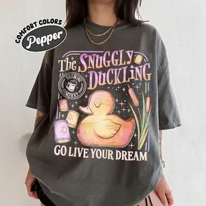 Comfort Colors® The Snuggly Duckling Brewing Tshirt , The Princess Movie Theme Park Tshirt, Go Live Your Dream, Vacation Trip