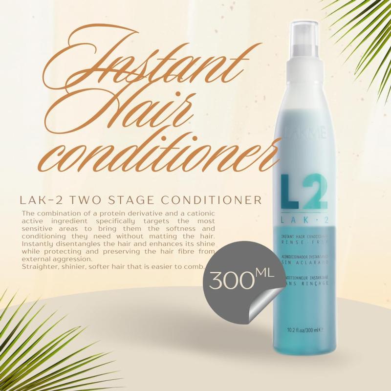 Lakme Lak 2 Conditioner Bi-Phase Instant Without Rinse 10.1oz/300ml