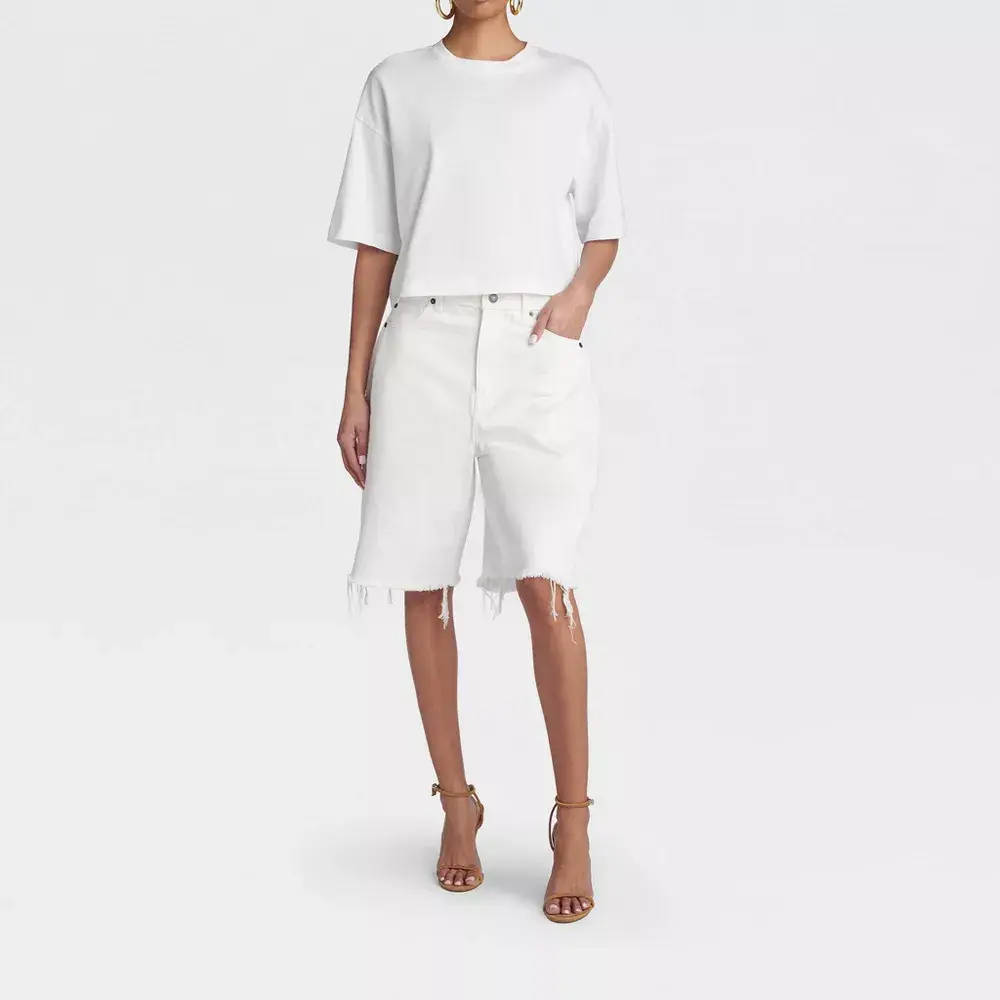 KBB by KAHLANA Women's Low-Rise Wide Leg 'The Rachel' Casual Fashion Shorts, Women's Clothes, Ultra Low Waist, Above Knee