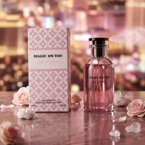 Magic On You Las Vegas Eau de Parfum for her, 3.4fl.oz 100ml - Unleash Your Charisma. Refreshing Floral EDP for Day or Night