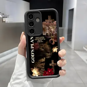 Philippians 4:13 Bible Verse Phone Case , Enhanced Camera Protection , Shockproof Skin-Friendly Touch Soft Cover for Samsung Galaxy S21 S22 S23 S24 S25 S26 Ultra Plus FE A13 A14 A15 A16 A17 A33 A34 A35 A36 A52 A53 A54 Note20,Religions Faith