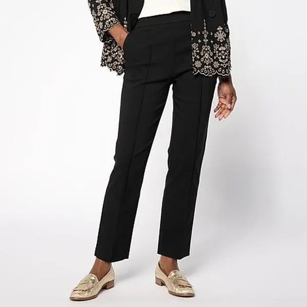 MarlaWynne WynneCollection Ankle Length FlatterFIT Cigarette Pant