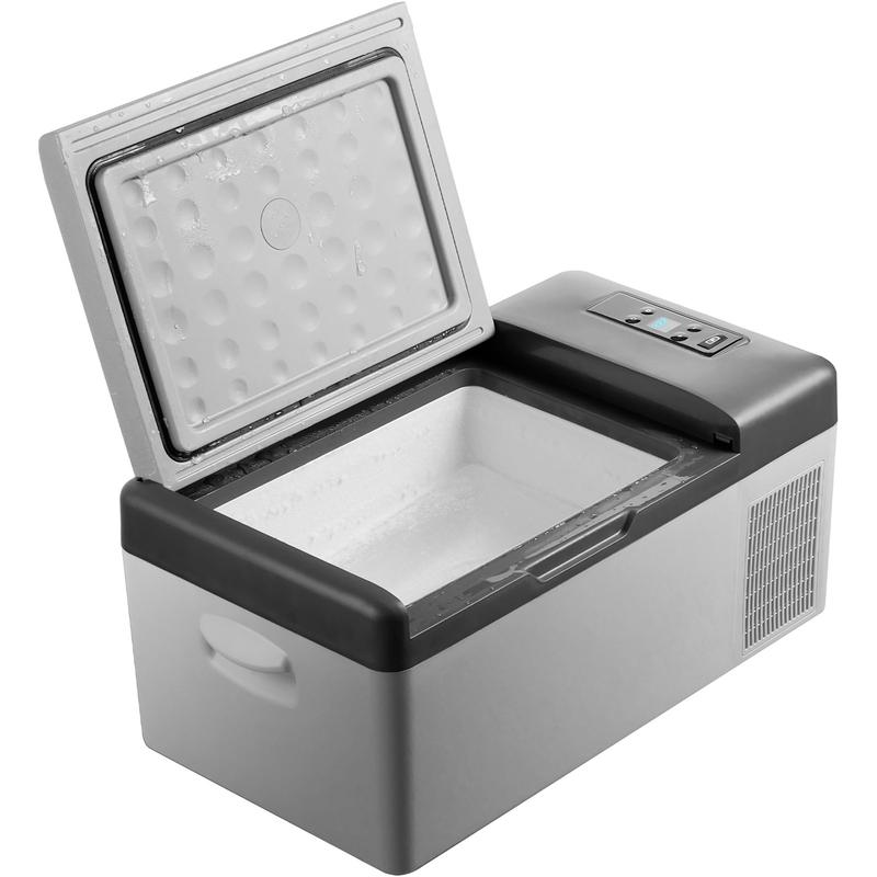 VEVOR 12 Volt Refrigerator with APP Control, TikTokShopBlackFriday, Portable Mini Car Fridge w/ -4℉-68℉ Cooling Range & 12/24V DC & 110-240V AC Electric Compressor Cooler For Camping, Road Trip, Travel, Outdoor and Home Use
