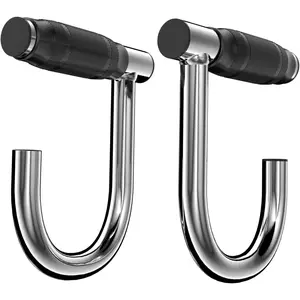 Upgrated Pull Up Assistance Resistance Bands Handles,  Steel Stretch Elastic Exercises Band Attachment Handles with Rubber for Pull-up Bars Workouts  Gym