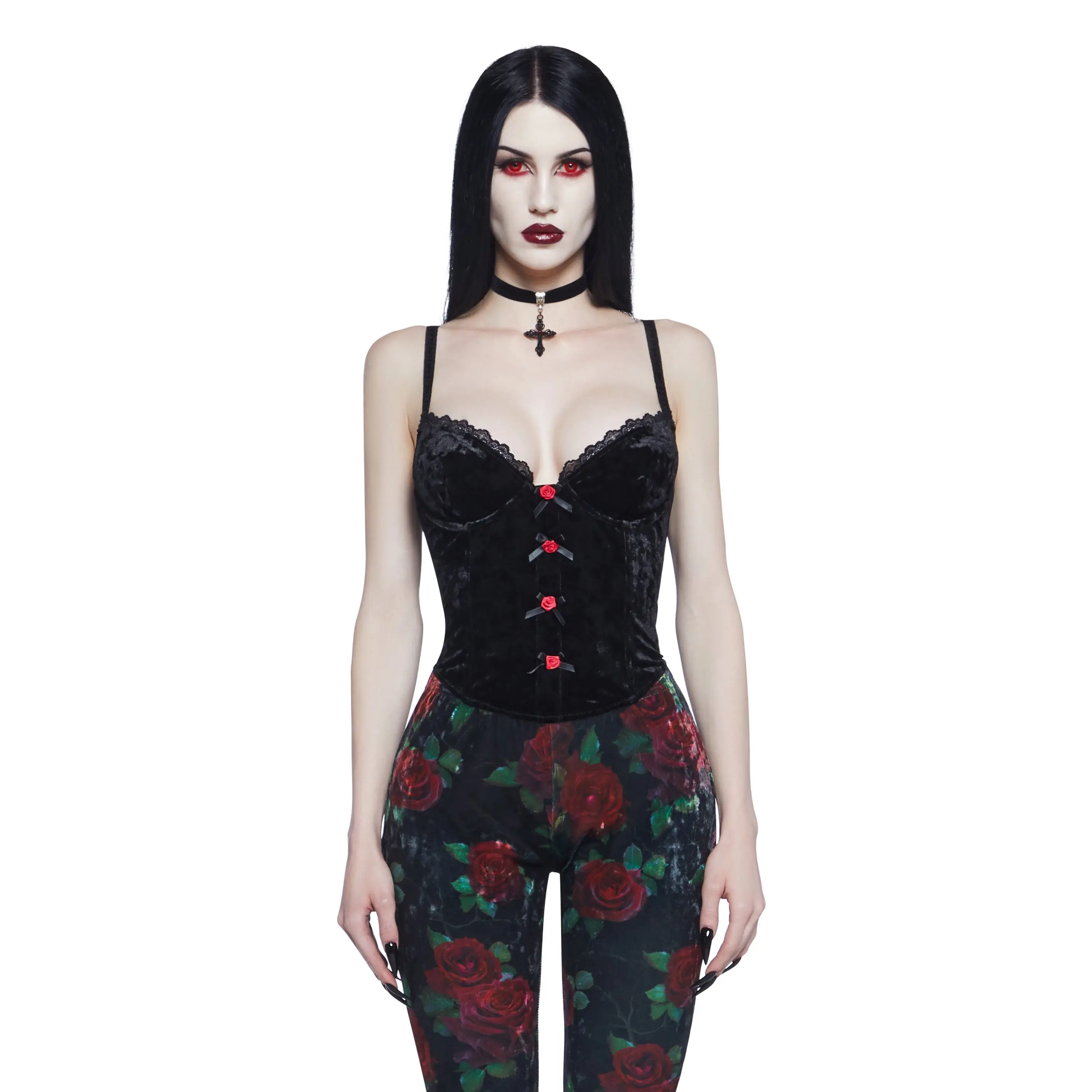 Covet You Corset Top - Black