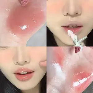 Plump, colored, Glossy, Moisturizing lip gloss, lip tint & lip balm/lipstick, available in 7 shades, long-lasting color, non-sticky, suitable for spring and summer, waterproof and cup-proof, long-lasting hydration, alcohol-free formula, great gift