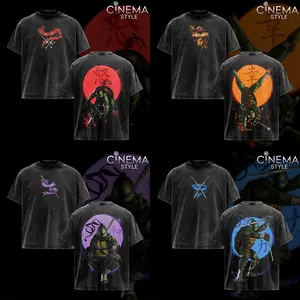 Teenage Mutant Ninja Turtles Acid-Washed Cotton T-Shirt, Vintage Graphic Tee for Fans of the Series Teenage Mutant Ninja Turtles, Top Streetwear Cotton Design for Men and Women, Unisex T-Shirt Hot