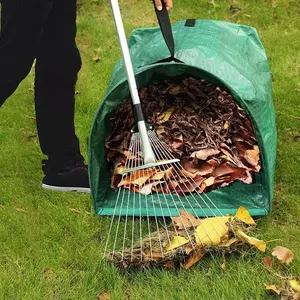 53 Gallon Reusable Leaf Collection Bag, Garden Leaf Bag, Garden Waste Bag, Yard Leaf Bag, Garden Cleaning Tool Storage Bag, Garden Accessories, Handle